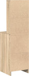 vidaXL - Highboard - Sonoma - Eik - 40x41x135 - cm - Geperst - Hout