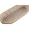 Set van trays Home ESPRIT Wit Natuurlijk 44 x 18 x 7 cm