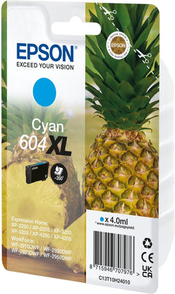 Epson 604XL - Inktcartridge - Cyaan