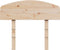 vidaXL - Hoofdbord - 75 - cm - massief - grenenhout