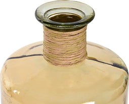 Vaas Home ESPRIT Geel Touw Gehard glas 25 x 25 x 75 cm