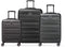 DELSEY PARIS Air Armour - Expandable Trolley Set - 3-delig - 55cm - Black (set van 3)
