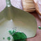 CABANAZ - stoffer en blik, metaal en bamboe, incl. magneet, DUSTPAN & BRUSH, groen