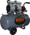 Kibani Super stille compressor 50L - Olievrij - 190L/min 8 bar - Inclusief luchtslang en bandenpomp (set)