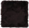 vidaXL - Stoelkussens - 2 - st - 40x40 - cm - echt - schapenvacht - bruin
