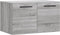 vidaXL - Wandkast - 60x36,5x35 - cm - bewerkt - hout - grijs - sonoma - eikenkleurig