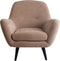 PTMD Fauteuil Donny Cream Zwart