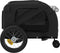 vidaXL - Hondenfietstrailer - oxford - stof - en - ijzer - zwart