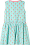 Kinderjurk met trekkoord 104 lichtmint