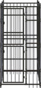 vidaXL - Hondenkennel - 3,69 - m² - staal