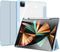 Dux Ducis - Tablet hoes geschikt voor Apple iPad Pro 2021 (12.9 Inch) - Toby Series - Tri-Fold Book Case - Blauw