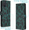 iMoshion Hoesje Geschikt voor Samsung Galaxy A71 Hoesje Met Pasjeshouder - iMoshion Design Softcase Bookcase - Zwart / Meerkleurig / Groen / Green Leopard