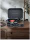 Muse MT-207DGB - Kofferplatenspeler - Bluetooth OUT - Retro zwart