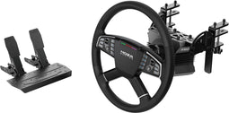 Moza Racing Trucking - Truck Driving Simulator Bundel - R5 Direct Drive Wheelbase - Vrachtwagenstuur 400 mm - Pedalenset