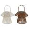 Zonnelamp Home ESPRIT Wit Bruin 31 x 31 x 30 cm (2 Stuks)