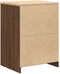vidaXL - Garagekast - 60x51x85 - cm - massief - grenenhout - bruin - eikenkleurig