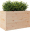 vidaXL - Plantenbak - 110x60x68,5 - cm - massief - grenenhout