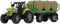 Tractor + Aanhanger met Hooibalen + Licht en Geluid