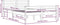 vidaXL - Bedframe - massief - hout - wit - 120x200 - cm