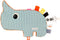 Done by Deer speen/knuffeldoekje Nozy Cozy Friend Green 29x17cm