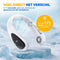 Vulpes Goods® Tech - Nekventilator ELITE - Oplaadbaar met Koelelement - 3 Snelheden - Wit