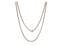 LOCKits 980600416 - Stalen Collier - Heli Twist - Rosékleurig - 40 + 5 cm