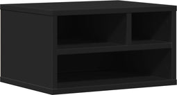 vidaXL - Printerkastje - 40x32x22,5 - cm - bewerkt - hout - zwart