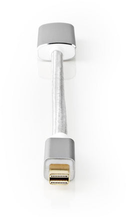 Nedis CCTB37650AL02 - Adapterkabel Mini-DisplayPort naar HDMI 4K - Zilver