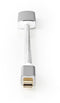 Nedis CCTB37650AL02 - Adapterkabel Mini-DisplayPort naar HDMI 4K - Zilver