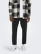 ONLY & SONS ONSAVI BEAM TAP BLACK 2962 - Jeans - Tapered fit - High waist - Maat W36 x L34