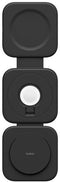 Belkin BoostCharge Pro - 3-in-1 magnetisch draadloos reislaadstation met Qi2 15W - Aluminium