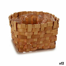 Grondlegger Rond Bruin Riet 23 x 12 x 23 cm (12 Stuks)