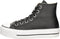 Converse Chuck Taylor All Star Lift Hi Sneakers Dames - Leren Sneaker - Zwart - Maat 36