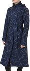 AGU Trench Coat Long - Regenjas Dames - Wind- en waterproof - Blauw - L