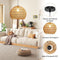 Coast Hanglamp - Geweven - Papier - Riet - Bohemian - Verstelbaar - E27 - Plafondlamp