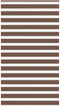 vidaXL - Zebra - rolgordijn - 135x200 - cm - stofbreedte - 130,9cm - polyester - bruin