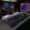 Fuegobird RGB Gaming Muismat XXL (80x30) - LED Verlichting - Anti-Slip - Waterproof - Zwart