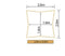 Kookaburra Shade Sails - Schaduwdoek - 2.0m x 2.0m - Waterafstotend - Zand