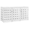 vidaXL - Containerberging - driedubbel - 240 - L - roestvrij - staal