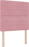 vidaXL - Hoofdbord - Crystal - Button - Tufted - Roze - 100 - cm - Fluweel