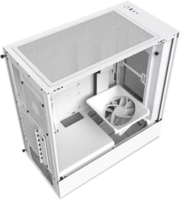 NZXT H5 Flow (2022) - Tower Behuizing - 2x 140mm en 2x 120mm ventilatoren - Wit