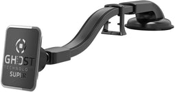Celly GHOSTSUPERFLEX - Autohouder - Flexibele bevestiging met magneetplaten - Zwart