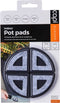Capi Europe - Bloempot pads indoor zwart - 5x5 - Zwart - Capi Accessoires