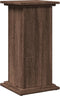 vidaXL - Sokkel - met - opbergruimte - 31x30x60 - cm - bewerkt - hout - bruin - eiken