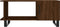 vidaXL - Salontafel - 90x50x40 - cm - bewerkt - hout - bruin - eikenkleur