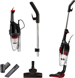 MPM MOD-39 - Lichtgewicht Zakloze Steelstofzuiger - 2-in-1 600W - Rood/Zwart
