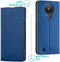 iMoshion Hoesje Geschikt voor Nokia 1.4 Hoesje Met Pasjeshouder - iMoshion Slim Folio Bookcase - Donkerblauw