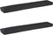 vidaXL - Ligbedkussens - voor - Bank - 2 - stuks - Zwart - 200x40x8 - cm - Oxford - Stof