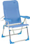 Crespo AL/206 - Klapstoel - Verstelbaar in 7 standen - Blauw