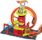 Hot Wheels City Mega Looping Brandweerkazerne - Speelset met aanpasbare looping - Inclusief 1 brandweerauto (1 stuk)